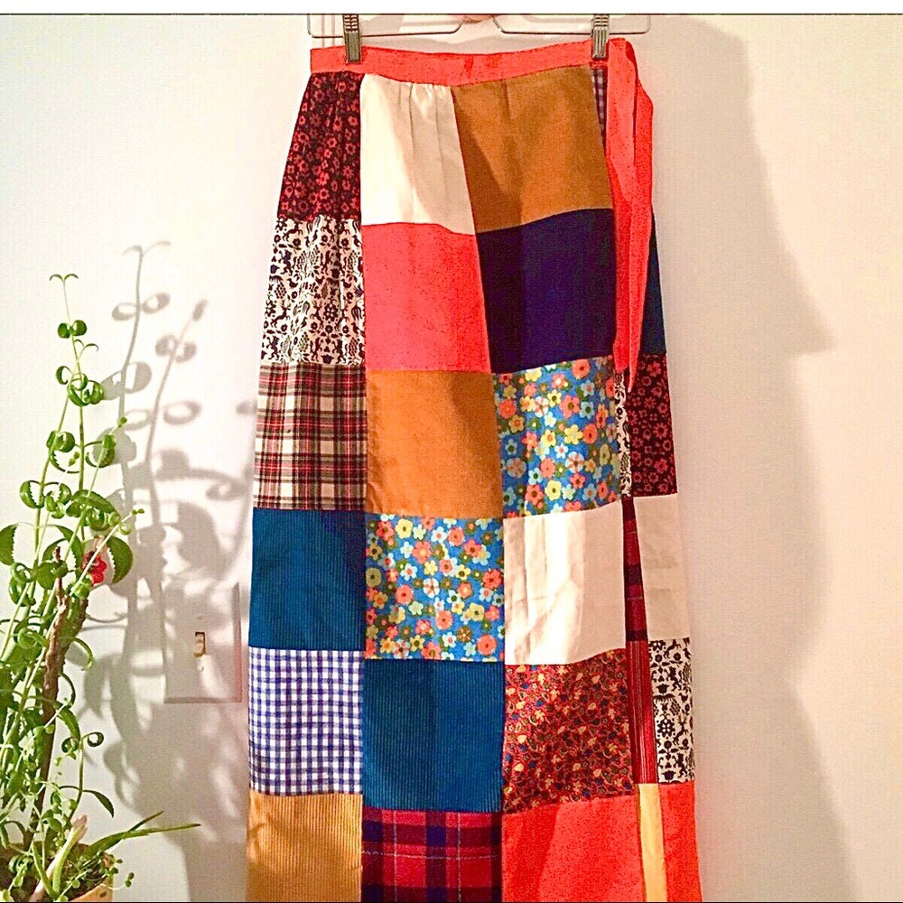 Vintage patchwork skirt